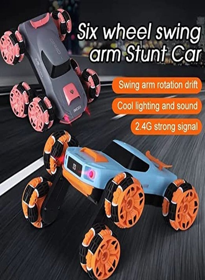 Wonder Digital سيارة التحكم عن بعد الرقمية Wonder Digital Stunt Rotary Climbing Big Twisted RC Car، سيارة تحكم عن بعد 2.4 جيجاهرتز رباعية الدفع، قابلة للتحويل مع موسيقى وإضاءة رقص على الوجهين - متعددة - Image 5